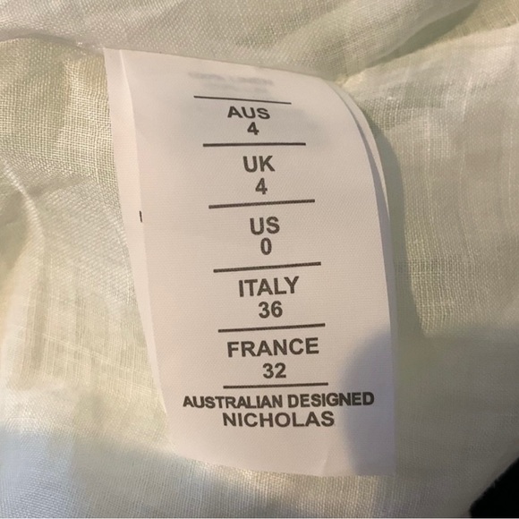 NWT NICHOLAS Yellow Toile Lydia Mini Dress Size 0 - Picture 7 of 8